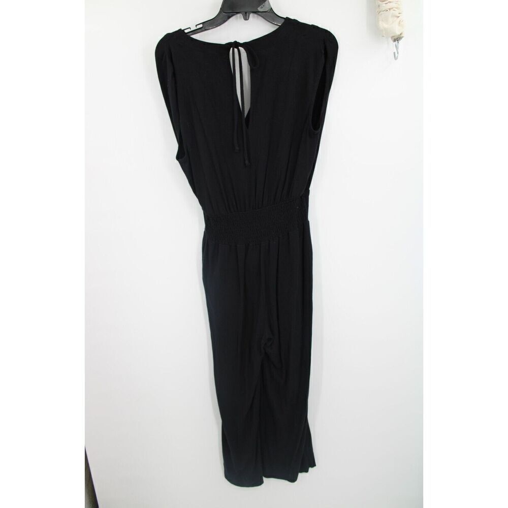 CAbi 5577 Downtown Sleeveless Wide Leg Jersey Jumpsuit Black Women's Size S EUC - Picture 8 of 12